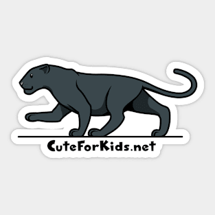 CuteForKids - Panther - Branded Sticker